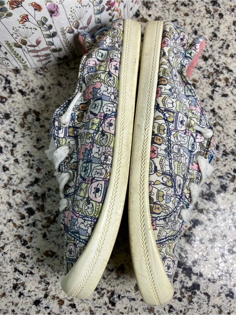 BOBS From SKECHERS Beach Bingo - Rovers Rally Slip On Sneakers 7.5